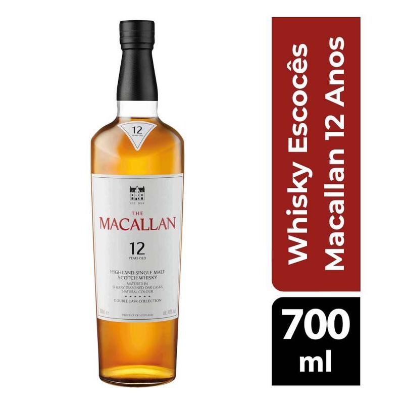 Whisky Escocês Macallan Double Cask 12 Anos 700ml - Whisky
